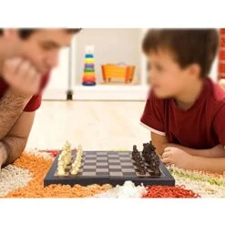 LIUHUI Crafted Chesspiece Magnetic Chess Set 13" Folding Wooden Chessboard Set With Pieces Storage Slots Travel Chess Game Set For Beginner Adults Chess Set In Toys 15 LIUHUI Crafted Chesspiece Magnetic Chess Set 13" Folding Wooden Chessboard Set With Pieces Storage Slots Travel Chess Game Set For Beginner Adults Chess Set In Toys -Folkmanis Toys Shop 41xdKL9VGEL