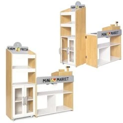 The Milliard Mini Market Grocery Store Pretend Play, Kids Play Grocery Store For Ages 3+, STEM Toys For Kids