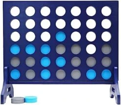 Tailgating Pros Premium Navy Giant Four In A Row With Carrying Case - Jumbo Oversized Outdoor Yard Game - Connect Multiple Pucks In A Row To Win - Many Puck Colors Available! -Folkmanis Toys Shop 41xrtn9FSzL. AC