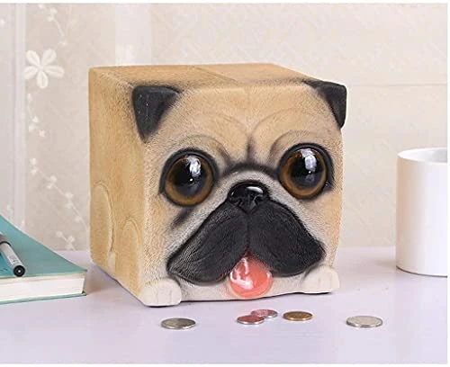 Piggy Bank Children's Toy Money Box Fun Piggy Bank Square Face Pig Cat Dog Cartoon Piggy Bank Creative No Coin Outlet Animal Money Box Money Box Counter Piggy Banks Furniture Games (Color : A) 8 Piggy Bank Children's Toy Money Box Fun Piggy Bank Square Face Pig Cat Dog Cartoon Piggy Bank Creative No Coin Outlet Animal Money Box Money Box Counter Piggy Banks Furniture Games (Color : A) - Image 6