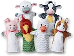 Melissa & Doug Barn Buddies Hand Puppets, Set Of 6 (Cow, Sheep, Horse, Duck, Chicken, Pig) , Multicolor 12 Melissa & Doug Barn Buddies Hand Puppets, Set Of 6 (Cow, Sheep, Horse, Duck, Chicken, Pig) , Multicolor -Folkmanis Toys Shop 41xx8prc3yL. AC