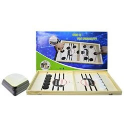 GENERIC Large Size Fast Sling Puck Game , Cooperative Slingshot Games Toy, Paced Winner Board Games Toys For Kids & Adults，Desktop Sport Board Game For Family Game Night Fun (22.2x11.8in )