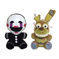 Plush Puppet Plush Springtrap Plush Character Doll Children's Gift Collection 2-Piece (Puppet+Springtrap)…