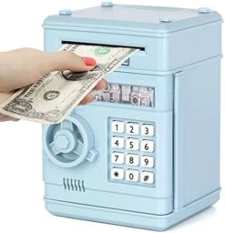 Refasy Piggy Bank Cash Coin Can ATM Bank Electronic Coin Money Bank For Kids-Hot Gift -Folkmanis Toys Shop 41y9lNWjwL. AC