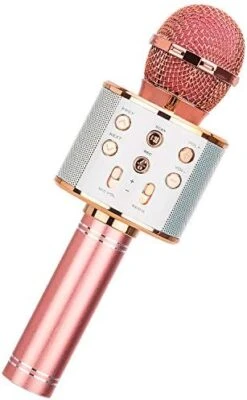 HL Audio Christmas Toys Kids Girls Karaoke Microphone, Wireless Bluetooth Karaoke Microphone For Kids Girls, Singing Toys For 3-12 Year Old, Kids Girls Microphone For Singing (Pink) 19 HL Audio Christmas Toys Kids Girls Karaoke Microphone, Wireless Bluetooth Karaoke Microphone For Kids Girls, Singing Toys For 3-12 Year Old, Kids Girls Microphone For Singing (Pink) -Folkmanis Toys Shop 41yTTyFN2NL. AC