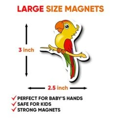 LIENO ROSIO Refrigerator Magnets For Kids Zoo Animals - Big Fridge Magnets For Toddlers Animal Toys For Toddlers 1-3 Magnetic Toys Toddler Toys Age 1-2 Educational Toys For 1 Year Old 8 LIENO ROSIO Refrigerator Magnets For Kids Zoo Animals - Big Fridge Magnets For Toddlers Animal Toys For Toddlers 1-3 Magnetic Toys Toddler Toys Age 1-2 Educational Toys For 1 Year Old -Folkmanis Toys Shop 41ynufVaFYL