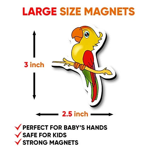 LIENO ROSIO Refrigerator Magnets For Kids Zoo Animals - Big Fridge Magnets For Toddlers Animal Toys For Toddlers 1-3 Magnetic Toys Toddler Toys Age 1-2 Educational Toys For 1 Year Old 5 LIENO ROSIO Refrigerator Magnets For Kids Zoo Animals - Big Fridge Magnets For Toddlers Animal Toys For Toddlers 1-3 Magnetic Toys Toddler Toys Age 1-2 Educational Toys For 1 Year Old - Image 3