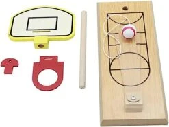 Table Top Mini Basketball Game Set-Tabletop Wooden Board Mini Arcade Desktop Tiny Basketball Shooting Alley Office Desk Stress Relief Gadgets Small Finger Toys Fun Gag Gifts For Kids Teens Boy -Folkmanis Toys Shop 41ysVuivOyL