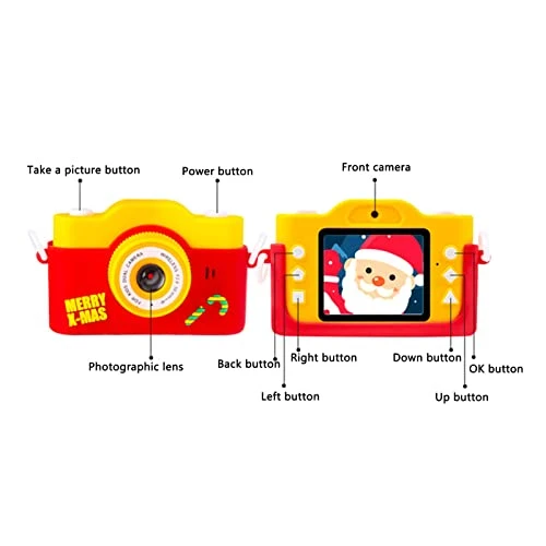 Septpenta 2 Inch Digital Camera For Kids, Silicone Material, 20 Megapixel Autofocus, MP3 Function, Built In Puzzle Game, With 2 Lanyards, Great Birthday, Thanksgiving 6 Septpenta 2 Inch Digital Camera For Kids, Silicone Material, 20 Megapixel Autofocus, MP3 Function, Built In Puzzle Game, With 2 Lanyards, Great Birthday, Thanksgiving - Image 4