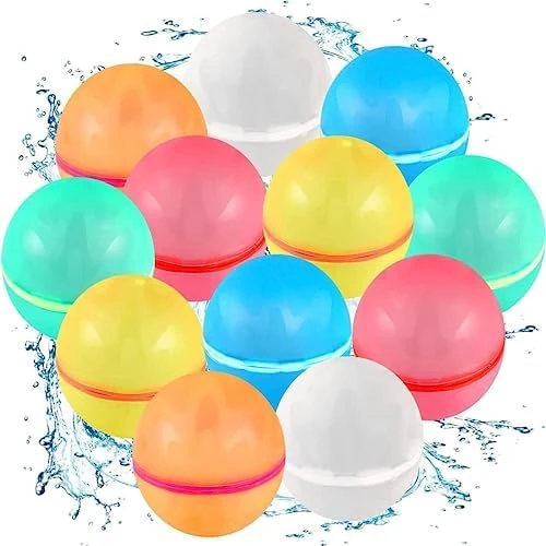 Reusable Water Balloons,Summer Water Toys, Water Bomb Pool Toys Water Balloons For Summer Party, Water Balls Pool Outdoor Toys For Kids Ages 6-12,Silicone Water Splash Ball Party Fun Games(6pcs) 7 Reusable Water Balloons,Summer Water Toys, Water Bomb Pool Toys Water Balloons For Summer Party, Water Balls Pool Outdoor Toys For Kids Ages 6-12,Silicone Water Splash Ball Party Fun Games(6pcs) - Image 5