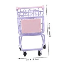 Metal Shopping Cart 3pcs Mini Shopping Cart Mini For Push Wagon For Vans Mini Brands Series 4 Tiny Shopping Cart Mini Supermarket Cart Mini Shopping Cart Model Miniature Pretend -Folkmanis Toys Shop 41z8TtqBtTL