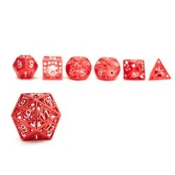 Metal Dice Set D&D, Dungeons And Dragons DND Dice Set, Retro Number Rainbow Unique Polyhedron Game Metal Dice Set -Folkmanis Toys Shop 41zG1rPL1gL