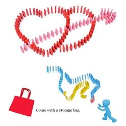 Wondertoys 600 PCS Dominoes Set For Kids Wooden Building Blocks 6 Colors Bulk Dominoes Racing Tile Games Educational Toy For Kids Birthday Party With 11 Add-on Blocks And 1 Storage Bag 16 Wondertoys 600 PCS Dominoes Set For Kids Wooden Building Blocks 6 Colors Bulk Dominoes Racing Tile Games Educational Toy For Kids Birthday Party With 11 Add-on Blocks And 1 Storage Bag -Folkmanis Toys Shop 41zIvk8Gr8L