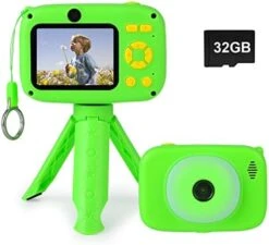 SUZIYO Kids Video Camera With Stand, Best Christmas Birthday Gifts Toys For Children, Toddlers Selfie Digital Camcorder 1080P 2.4 Inch HD For Age 4-9 Years Old Boys & Girls (with 32G SD Card, Green) 14 SUZIYO Kids Video Camera With Stand, Best Christmas Birthday Gifts Toys For Children, Toddlers Selfie Digital Camcorder 1080P 2.4 Inch HD For Age 4-9 Years Old Boys & Girls (with 32G SD Card, Green) -Folkmanis Toys Shop 41zZUteyImL. AC