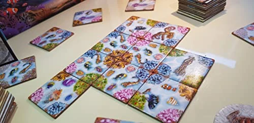 ECO CORAL REEF | Strategic Tile-Laying Board Game | Colorful Tile Placement Tabletop Game | 2-4 Players | Playtime 30-60 Min | By Unique Board Games (Standard Edition) 4 ECO CORAL REEF | Strategic Tile-Laying Board Game | Colorful Tile Placement Tabletop Game | 2-4 Players | Playtime 30-60 Min | By Unique Board Games (Standard Edition) - Image 2