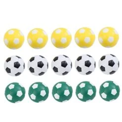 Toddmomy 15pcs Table Football Ball Table Soccer Balls Table Top Football Table Billiards Accessories Mini Toy Desktop Toys Plastic Replacement Foosballs Tabletop Soccer Ball Game Ball Pack