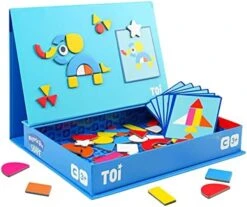 Toi Kids Magnet Toys Magnetic Jigsaw Puzzle Boxes For Kids Age 3-8 With Game Board, Preschool Tabletop Toy For Toddlers Promoting Hand-Eye Coordination, Dressing -Folkmanis Toys Shop 51 g7lLUbS. AC