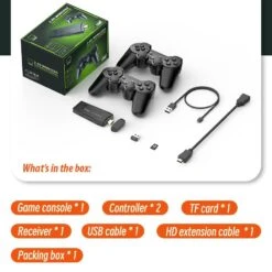 GENERIC IncrediShop Retro Arcade Video Game HDMI Console W/ 2X Wireless Controllers And 10.000 Games For TV -Folkmanis Toys Shop 5100CFiJDnL