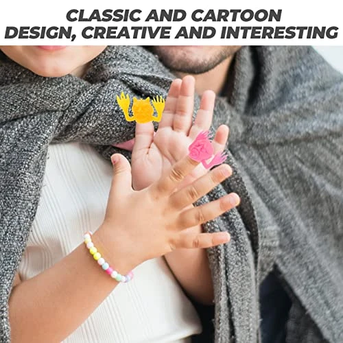 Ibasenice Educational Toys 100 Pcs Hand Bag Puzzle Reward Lovely Game Parents Finger Novelty Story Cartoon Storytelling Autistic Glove Fillers TPR Funny Bulk Toys Animal Toys 4 Ibasenice Educational Toys 100 Pcs Hand Bag Puzzle Reward Lovely Game Parents Finger Novelty Story Cartoon Storytelling Autistic Glove Fillers TPR Funny Bulk Toys Animal Toys - Image 2