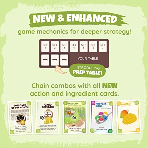 Sabobatage Expansion Pack: Legends Of Matcha - Easy Family-Friendly Party Game | Card Games For Adults, Teens & Kids | 2-7 Players 4 Sabobatage Expansion Pack: Legends Of Matcha - Easy Family-Friendly Party Game | Card Games For Adults, Teens & Kids | 2-7 Players - Image 2