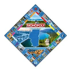 Lake Tahoe Monopoly Board Game, For 2 To 6 Players, Adults And Kids Ages 8 And Up, Buy, Sell And Trade Your Way To Success -Folkmanis Toys Shop 510P4zZikSL
