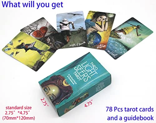 Abulaicey Tarot Cards, The Light Seers Tarot Cards Deck By Chris-Anne, Love Tarot Cards With Guidebook For Beginners Experts, Classic Pocket 78 Standard Size Oracle Tarot Cards Set Unique 4 Abulaicey Tarot Cards, The Light Seers Tarot Cards Deck By Chris-Anne, Love Tarot Cards With Guidebook For Beginners Experts, Classic Pocket 78 Standard Size Oracle Tarot Cards Set Unique - Image 2