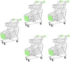Miniature Supermarket Cart Mini Shopping Cart Plastic Playes Mini For Mini Target Shopping Cart Wheelbarrow Miniature Supermarket Cart Small Shopping Cart Shopping Cart Storage -Folkmanis Toys Shop 510VvYnBN L. AC