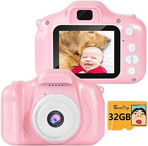 SUNCITY Kids Digital Camera, Christmas Birthday Gifts For Boys Age 3-9, HD Digital Video Cameras For Toddler, Portable Toy For 3 4 5 6 7 8 Year Old Boy With 32GB SD Card-Orange 11 SUNCITY Kids Digital Camera, Christmas Birthday Gifts For Boys Age 3-9, HD Digital Video Cameras For Toddler, Portable Toy For 3 4 5 6 7 8 Year Old Boy With 32GB SD Card-Orange - Image 9