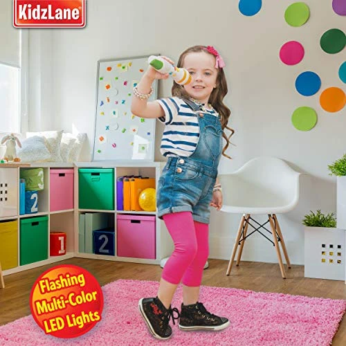 Kidzlane Microphone For Kids With Bluetooth | Kids Singing Toy Microphone For Babies & Toddlers | Voice Changer & 10 Built-in Nursery Rhymes | Kids Karaoke Microphone Ages 3+ 3 Kidzlane Microphone For Kids With Bluetooth | Kids Singing Toy Microphone For Babies & Toddlers | Voice Changer & 10 Built-in Nursery Rhymes | Kids Karaoke Microphone Ages 3+
