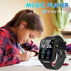 LZPGITGD Smart Watch For Kids, Kids Smart Watch Boys Girls With Camera Music Video Alarm Calculator Pedometer 4-12 Years Old Kids Toys Children Learning Toys Birthday Gifts Toddler Watches(Black) 12 LZPGITGD Smart Watch For Kids, Kids Smart Watch Boys Girls With Camera Music Video Alarm Calculator Pedometer 4-12 Years Old Kids Toys Children Learning Toys Birthday Gifts Toddler Watches(Black) -Folkmanis Toys Shop 510tIcg3JeL