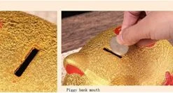 Piggy Bank Saving Coins Money Box Ceramic Pig Piggy Gold Money Boxes Bank Child Piggy Bank Large Capacity Lucky Jewelry Gift Savings Piggy Bank Piggy Banks Furniture Games -Folkmanis Toys Shop 510vi3XZYML