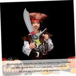TOYANDONA 10 Pcs Inflatable Pirate Knife Inflatables Toy Pirate Party Favors Kids Summer Toys Prom Props Summer Accessories Pirate Sword Pirate Party Supplies Halloween PVC Child -Folkmanis Toys Shop 510wcidyUeL