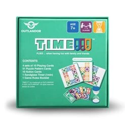 Outlandor - TIME!!! Pattern Matching Puzzle Game - Up To 4 Players -Folkmanis Toys Shop 5113gNcOtfL