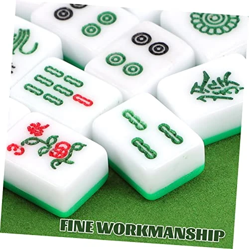 Ibasenice 1 Set Travel Leisure Mahjong Toys For Travel Box Set Portable Chess Board Mahjong Tiles Say Anything Game American Mahjong Set Mini Mahjong Plaything Table Mahjong Kit Mahjong Game 5 Ibasenice 1 Set Travel Leisure Mahjong Toys For Travel Box Set Portable Chess Board Mahjong Tiles Say Anything Game American Mahjong Set Mini Mahjong Plaything Table Mahjong Kit Mahjong Game - Image 3