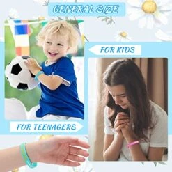 48 Pcs Bible Verse Bracelets Christian Scripture Bracelets Jesus Wristbands Religious Motivational Rubber Bracelets With Sayings Colored Spiritual Faith Hope Belief For Adult Kids -Folkmanis Toys Shop 511UYfwpE3L