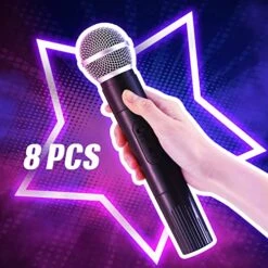 8 Pack Fake Microphone Prop Plastic Toy Microphone Fake Mic Bulk Simulate Speech Practice Plastic Microphone Fun Stage Microphone For Kids Costume Karaoke Props Costume Party Favors -Folkmanis Toys Shop 511bKB4NGjL