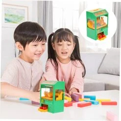 Claw Machine 1 Set Mini Claw Claw Machine Toys Desktop Toys Kids Plaything Interactive Kids Toy Mini Grab Machine Puzzle Green Child Catch Doll Plastic Dispenser Claw Game -Folkmanis Toys Shop 511hcQusVNL