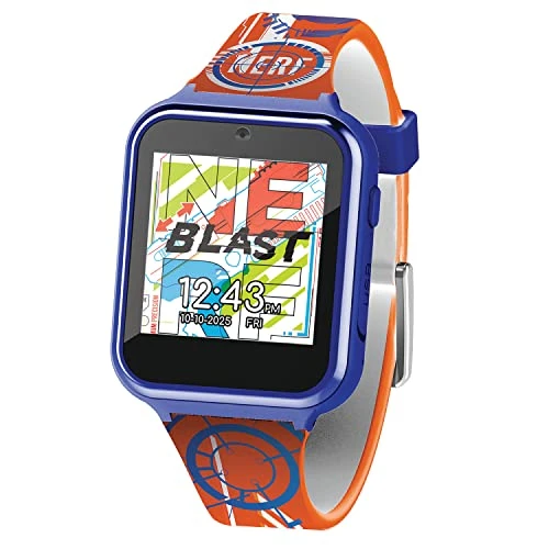 Accutime Nerf Kids Orange Educational Learning Touchscreen Smart Watch Toy For Girls, Boys, Toddlers - Selfie Cam, Learning Games, Alarm, Calculator, Pedometer & More (Model: NRF4019AZ) 3 Accutime Nerf Kids Orange Educational Learning Touchscreen Smart Watch Toy For Girls, Boys, Toddlers - Selfie Cam, Learning Games, Alarm, Calculator, Pedometer & More (Model: NRF4019AZ)