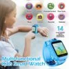 Contixo Smart Watch For Kids - Kids Watch Digital Watches With Camera Music Games Smartwatch Educational Toy For Boys Girls Ages 3 4 5 6 7 8 9 10 11 12 Year Old Birthday Gifts Ideas For Kids (Blue) -Folkmanis Toys Shop 511rh4ETzUL