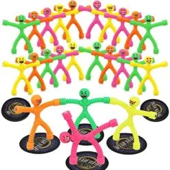 24 PCS Colorful Magnet Man Toys, Rubber Magnetic Man Can Join Hands, Very Attractive Magnet Toys For Children, Can Be Refrigerator Magnet Toys, Very Worthwhile Toys.