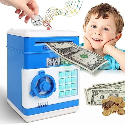 Cash Coin Can ATM Bank,Toys For Ages 8-13, Gifts For Boys 8-12, Girls For 6-12 Years Old, Girl Gifts Age 8-12, The Best Gifts For Kids(Blue) 11 Cash Coin Can ATM Bank,Toys For Ages 8-13, Gifts For Boys 8-12, Girls For 6-12 Years Old, Girl Gifts Age 8-12, The Best Gifts For Kids(Blue) - Image 9