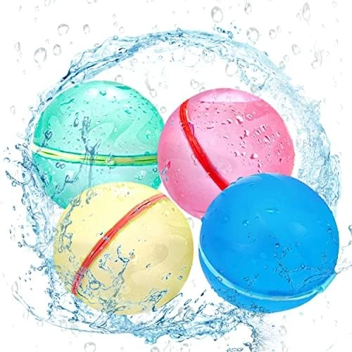 Magnetic Reusable Water Balloons, Refillable Water Toys Balloons Quick Fill Self Sealing, Splash Bomb Water Balls Summer Toys For Kids, Pool, Outdoor Water Play Game, Summer Fun Party, 12 Pack 7 Magnetic Reusable Water Balloons, Refillable Water Toys Balloons Quick Fill Self Sealing, Splash Bomb Water Balls Summer Toys For Kids, Pool, Outdoor Water Play Game, Summer Fun Party, 12 Pack - Image 5