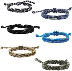 FROG SAC 6 Paracord Friendship Bracelets For Boys, Parachute Cord Braided Bracelet Set, Woven Braid String Jewelry, Easter Basket Fillers For Teens, Teenage Stocking Stuffers, Camping Party Favors 19 FROG SAC 6 Paracord Friendship Bracelets For Boys, Parachute Cord Braided Bracelet Set, Woven Braid String Jewelry, Easter Basket Fillers For Teens, Teenage Stocking Stuffers, Camping Party Favors -Folkmanis Toys Shop 5129IErv8RL. AC