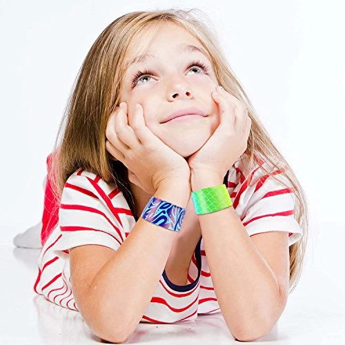 100 PCS Slap Bracelets Party Favors With Colorful Hearts Animal Print Design Retro Slap Bands For Kids Adults Birthday Classroom Gifts (100PCS) 6 100 PCS Slap Bracelets Party Favors With Colorful Hearts Animal Print Design Retro Slap Bands For Kids Adults Birthday Classroom Gifts (100PCS) - Image 4