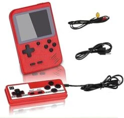 Portable Handheld Game Console Retro Game Console With 400 Classical Games 1020mAh Rechargeable Battery Support For Connecting TV And Two Players-A -Folkmanis Toys Shop 512LueATHuL. AC