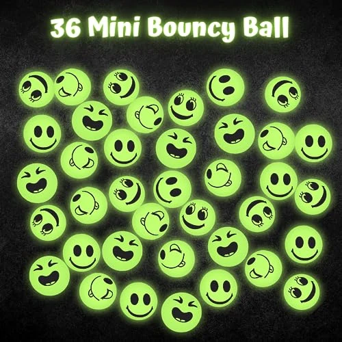 108 Pcs Glow In The Dark Toys - 36 Bouncy Balls, 36 Coil Spring, 36 Sticky Hands, Bulk Party Favor Or Kids Goodie Bags Birthday Party Supplies Halloween Prizes For Kids Treasure Box Rewards By 4E's Novelty 5 108 Pcs Glow In The Dark Toys - 36 Bouncy Balls, 36 Coil Spring, 36 Sticky Hands, Bulk Party Favor Or Kids Goodie Bags Birthday Party Supplies Halloween Prizes For Kids Treasure Box Rewards By 4E's Novelty - Image 3