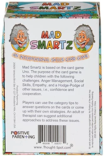 MAD SMARTZ: An Interpersonal Skills Card Game For Anger & Emotion Management, Empathy, And Social Skills; Top Educational Learning Resource For Kids & Adults; Fun For School And Therapy; CBT 5 MAD SMARTZ: An Interpersonal Skills Card Game For Anger & Emotion Management, Empathy, And Social Skills; Top Educational Learning Resource For Kids & Adults; Fun For School And Therapy; CBT - Image 3