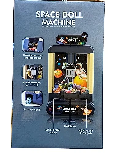 Exploring Space Claw Machine For Kids Adults With Prizes Vending Machine With Music Crane Game Toys 2 Power Supply Modes Arcade Unisex 5 Exploring Space Claw Machine For Kids Adults With Prizes Vending Machine With Music Crane Game Toys 2 Power Supply Modes Arcade Unisex - Image 3