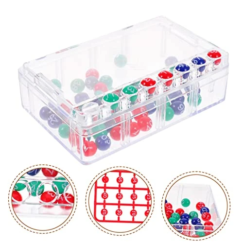 Ibasenice 3 Sets Lottery Machine Suit Mini Toys For Kids Desktop Toys Bingo Game Set Bingo Balls Fortunate Number Picker Small Lottery Machine For Party Lottery Ball Machine Child Cage 7 Ibasenice 3 Sets Lottery Machine Suit Mini Toys For Kids Desktop Toys Bingo Game Set Bingo Balls Fortunate Number Picker Small Lottery Machine For Party Lottery Ball Machine Child Cage - Image 5