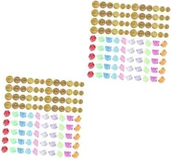SAFIGLE 600 Pcs Coin Props Stuffed Toys Pirate Accessories Toy For Toddler Pirate Party Favors Pirate Favor Toy Pirate Toys Plastic Golden Coins Gemstones Game Coins Gem -Folkmanis Toys Shop 512vx9qPTtL. AC